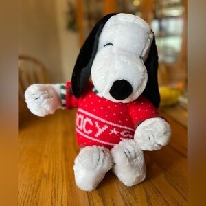 VINTAGE 1972 Macy’s Christmas Snoopy Plush - 18”